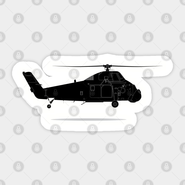 Wessex Helicopter Sea Rescue Sticker by Funky Aviation